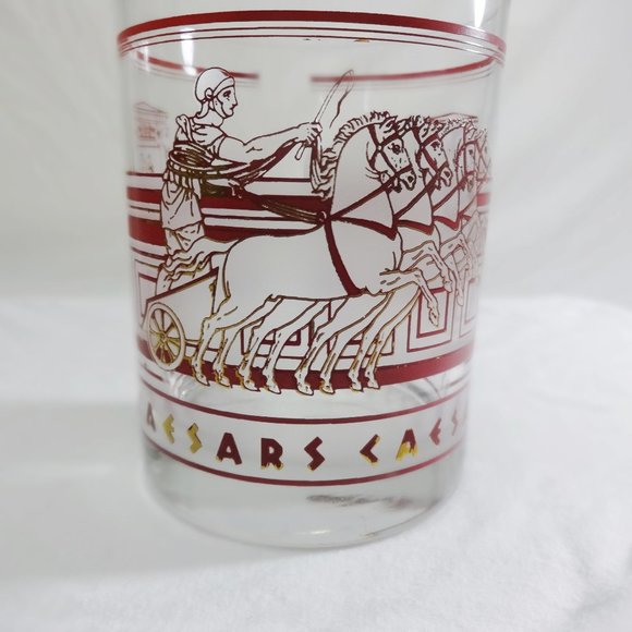 CAESARS PALACE Las Vegas Pair of Drink Glasses - Picture 4 of 8